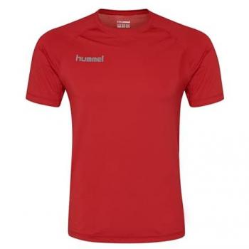 Camiseta de Manga Corta Hummel First Performance para Niños Color Rojo F3062 12 (152)