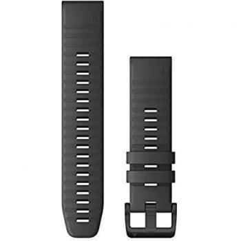 Correa de Reloj Garmin QuickFit 22 de Silicona en Gris Pizarra para Modelos epix Pro (Gen2-47mm), fenix 5/6/7, Forerunner 745/935/