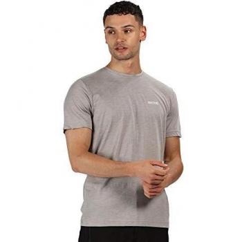 Regatta Tait-Camiseta Deportiva De Algodón Y Manga Corta T-Shirts/Polos/Vests, Hombre, Rock Grey, XXXL