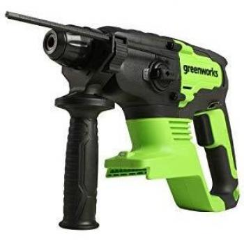 Greenworks GD24SDS2 Taladro Percutor Inalámbrico SDS con Motor sin Escobillas, 0-1000 rpm, 0-4500 ipm, 2 Julios de Torque, SIN Batería