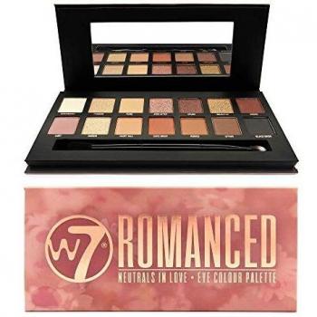 W7 | Eye Shadow Palette | Romanced Neutrals in Love, Peachy Tones | 14 Shades