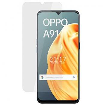 Protector de Pantalla de Cristal Templado para Oppo A91 - Vidrio resistente, alta definición, fácil instalación, anti-rayones, compatible con huellas dactilares