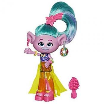 Trolls Gira Mundial Deluxe Muñecas de Moda Glam personaje Satin