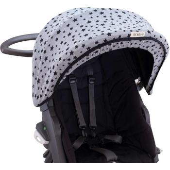 Jyoko Cubre Capota de Algodón Elástico para Silla de Coche Stokke Xplory y Crusi - Cubre capota compatible con sillas de paseo Stokke Xplory y Crusi, fabricado