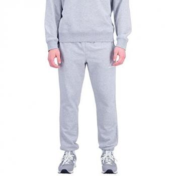 Pantalón largo New Balance Essentials Stacked Logo Hombre Gris Claro XL
