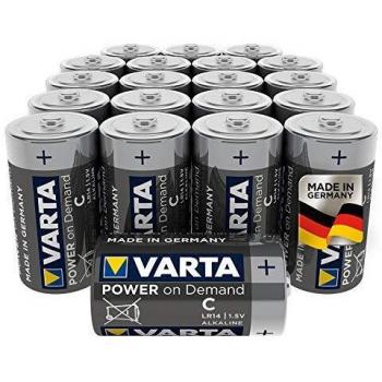 Varta Power On Demand - Pilas alcalinas C / LR14 / Baby