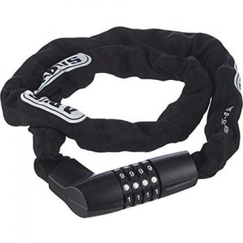 Abus Tresor 1385 Black Chain Lock, 110cm Length, 7mm Diameter