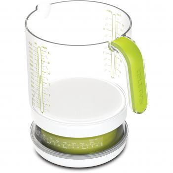 Salter Add - Báscula de cocina mecánica con vaso medidor, 2,2 kg