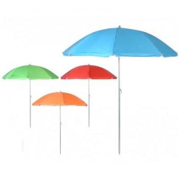 Sombrilla de Jardín Ø 220 Cm - Aluminio - 100% Nylon - Estándar