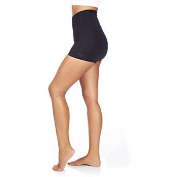 Ditchil Short Deportivo Active para Mujer, Leggings Cortos de Fitness en Color Negro, Talla XL