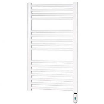 Radiador Toallero Eléctrico Cicsa Zeta T B 120x50 cm con Termostato 400W Color Blanco