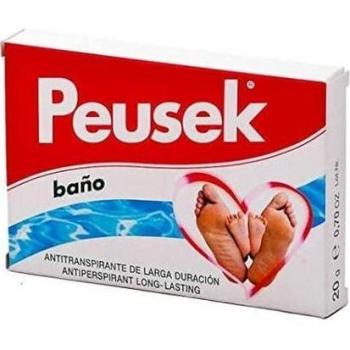 Peusek Baño Antitranspirante para Pies, Desodorante en Polvo, 2 Sobres de 10g cada uno
