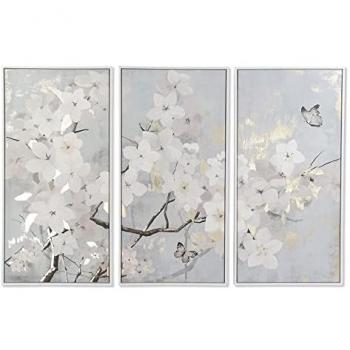 Juego de 3 cuadros DKD Home Decor Árbol Oriental 150 x 4 x 100 cm