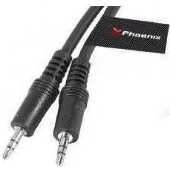 CABLE PHOENIX AUDIO JACK 3.5 MACHO MACHO 5M