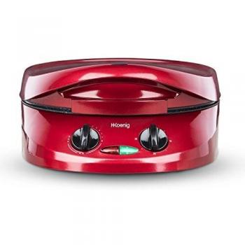 H.Koenig TRT180 Tart Express, 1800 W, Acero Inoxidable, Rojo