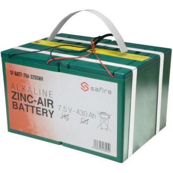 Batería zinc-aire 7.5 V con triple conector DC