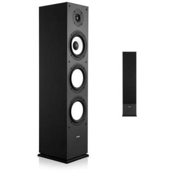 VEVOR 2-Way Floorstanding Tower Speaker with 1-Inch Tweeter and 6.5-Inch Woofer, 200W Peak Power, MDF Enclosure for Home Audio
