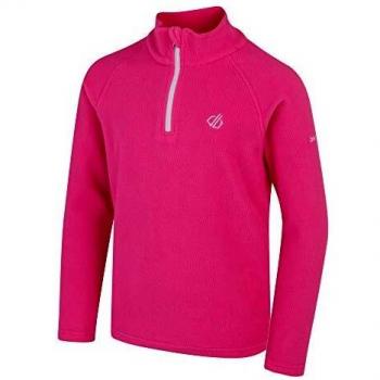 Dare 2b Freehand 170 gsm Half Zip Outdoor Active Fleece Forro Polar, Infantil, Rosa cibernética, 9-10