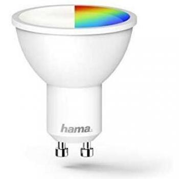 Hama 00176548 Wifi Led Gu10 Bombilla Alexa, 4.5 W, RGB