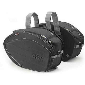 Givi EA100B Easy Bag Alforja, Volumen 28-35 Litros, Carga Máxima 5 Kg por Bolso