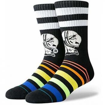 Stance Moon Man Crew Calcetines Negro - Negro, M