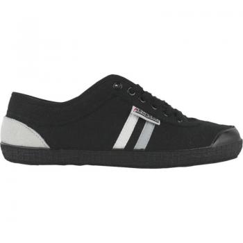 Zapatillas Retro Kawasaki para hombre - Modelo 23, color negro, diseño de lona, comodidad y moda en uno, suela negra