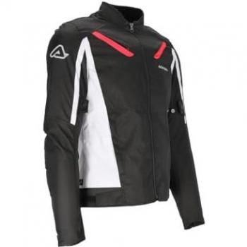 Acerbis X-Mat Chaqueta textil para damas de motocicleta - Mat Negro-Rosa (S)