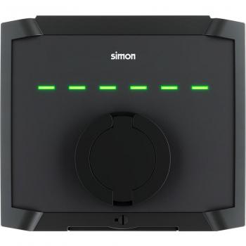 SIMON Punto de Recarga Pared Monofásico Tipo 2 7,4kW SM34