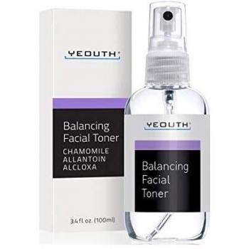 YEOUTH Facial Toner, Hydrating Face Toner - Prep, Tone, Refresh, Skin - Pore Minimizer, Mild Astringent, Face Mist, Perfect for Cleanser, Serum, Moisturizer and Gel Regiment - Best Anti Aging Toner