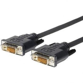 Cable de Video DVI-D 24+1 Macho a Macho de Alta Calidad Vivolink 3m Negro