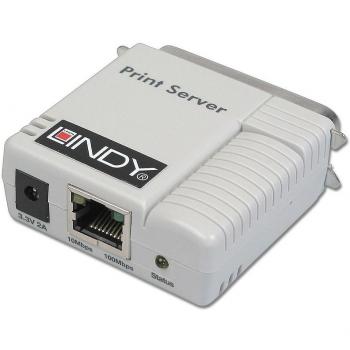 Lindy 10/100Base-TX Print Server - Servidor de impresión