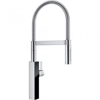 FRANKE 115.0474.627 Grifo de cocina, Negro, Cromo, Acero Satinado