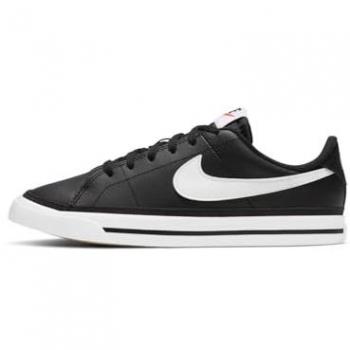 Nike Court Legacy Big Kids Trainers Black/White Size 5.5 Unisex