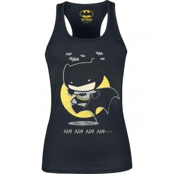 Batman Chibi Batman Top Mujer Negro