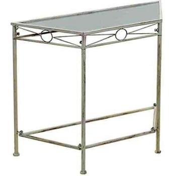 vidaXL Mesa Auxiliar Vintage 87x34x73 cm Blanca Mesilla Mesita Centro Mueble