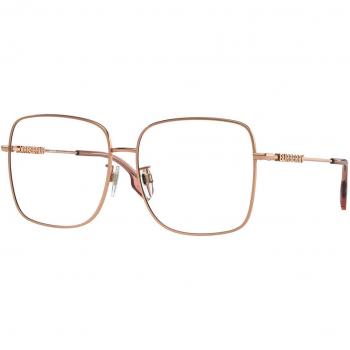 Burberry BE1378D QUINCY Asian Fit 1337 Women’s Eyeglasses Rose-Gold Size 57 (Frame Only) - Blue Light Block Available
