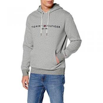 Tommy Hilfiger Men's Core Logo Hoodie - Grey - XL