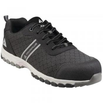Zapato de seguridad Deltaplus Boston deportivo poliéster con refuerzo TPU suela sellada negro talla 39 S1P SRC
