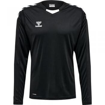 Jersey Hummel hmlCore de Manga Larga, Poliéster, Talla 3XL, Color Negro