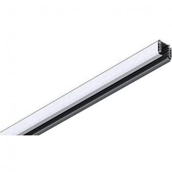 Carril ProRail3 de Paulmann, 1 m, 230V, color plateado, sistema de rieles trifásico