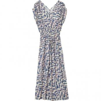 Grace & Mila Marine Women's Dress - Elegant Navy Blue Design