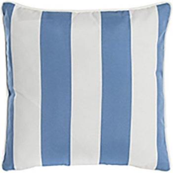 Cojín DKD Home Decor Rayas Blanco Azul cielo 40x10x40 cm, poliéster, 500 gr