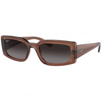 Ray-Ban RB4395F Kiliane Asian Fit Polarized Men's Sunglasses Brown Size 54