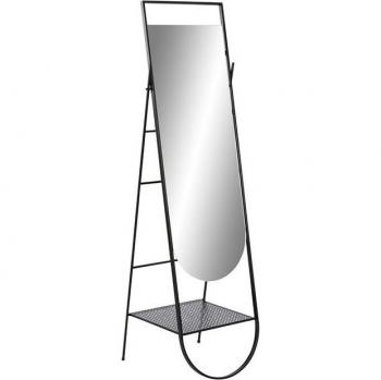 Espejo Vestidor Home ESPRIT Negro 44,4 x 40 x 162 cm