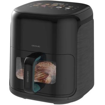 Freidora de Aire Cecotec Cecofry&Grill Smokin'Prime 4000 - 4L, 1900W, con Ahumador y Plancha Grill