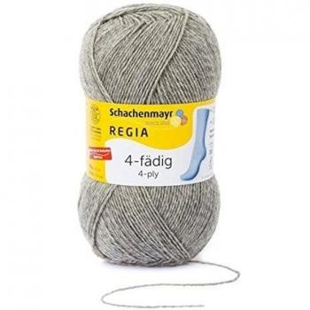 Regia Schachenmayr 4-Hilos Uni, 100G Flanell Meliert Hilos para Tejer A Mano