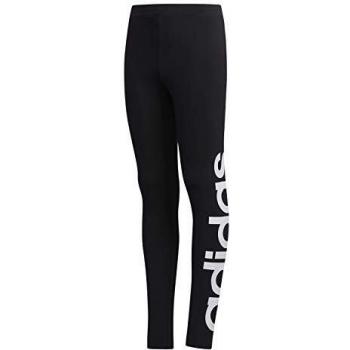 adidas Yg Logo Tight Mallas, Niñas, Negro/Blanco, 158