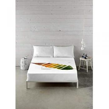 Pantone Juego de sábanas Leaf Cama 135 cm