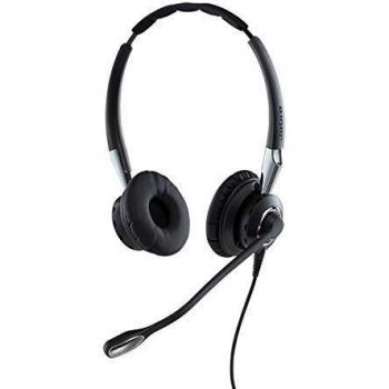 Jabra Biz 2400 II - Auriculares estéreo con cable USB-A BT UC optimizado para Comunicaciones Unificadas - Con cancelación de ruido, voz HD y controlador Bluetooth
