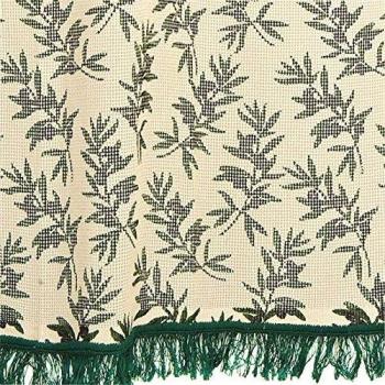 Cortina Marseillesa Estampada de Oliva 140 x 225 cm - Protección Térmica y contra Insectos